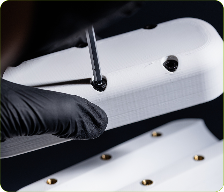 componente tecnico funzionale sviluppato con stampa 3D